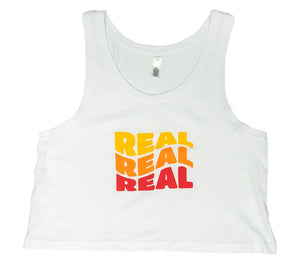 REAL Triple Wave Tank-White