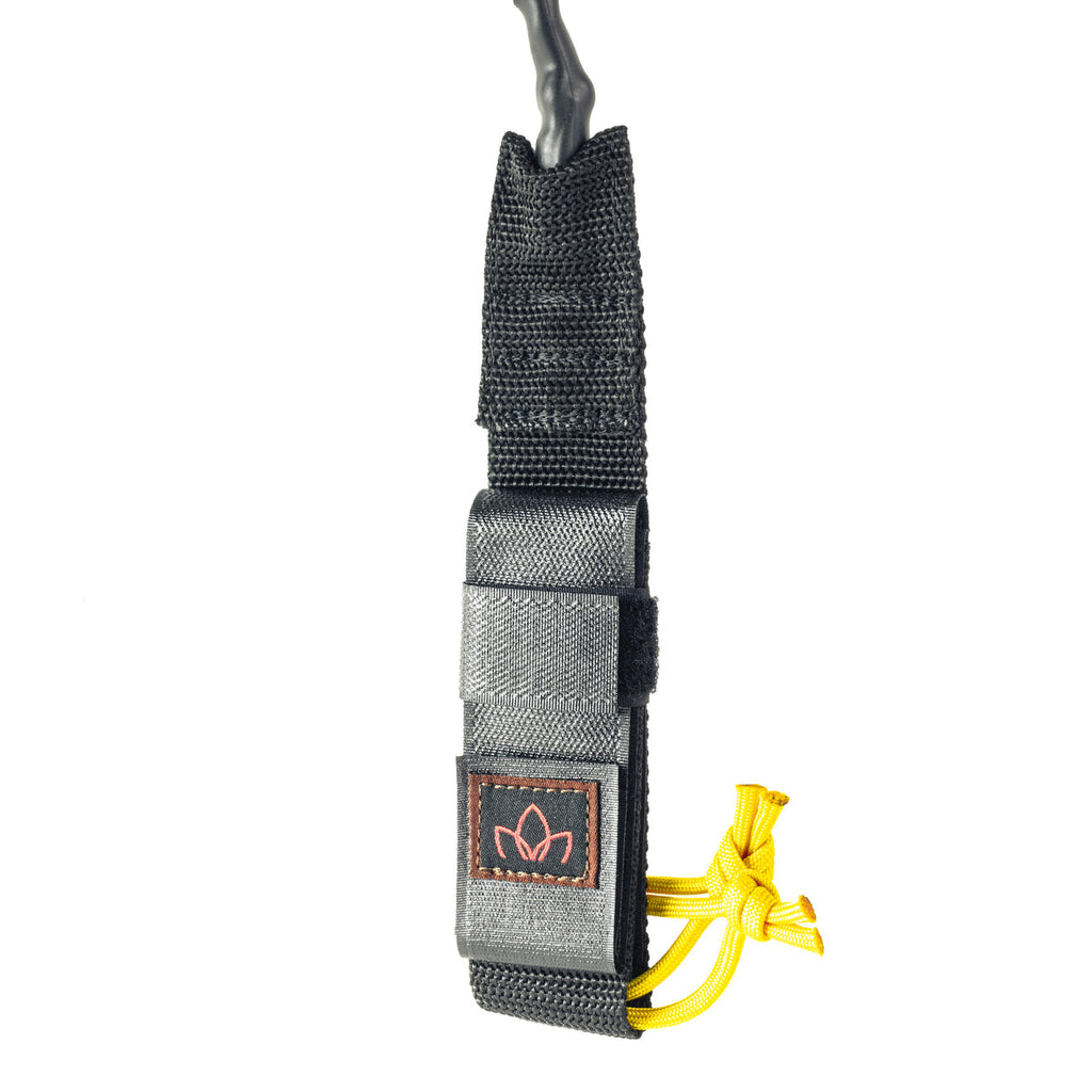 Stay Covered XXL Big Wave Hand Tied Leash-Black-10'