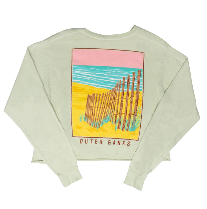REAL Dune Drift L/S Tee-Sea Mist