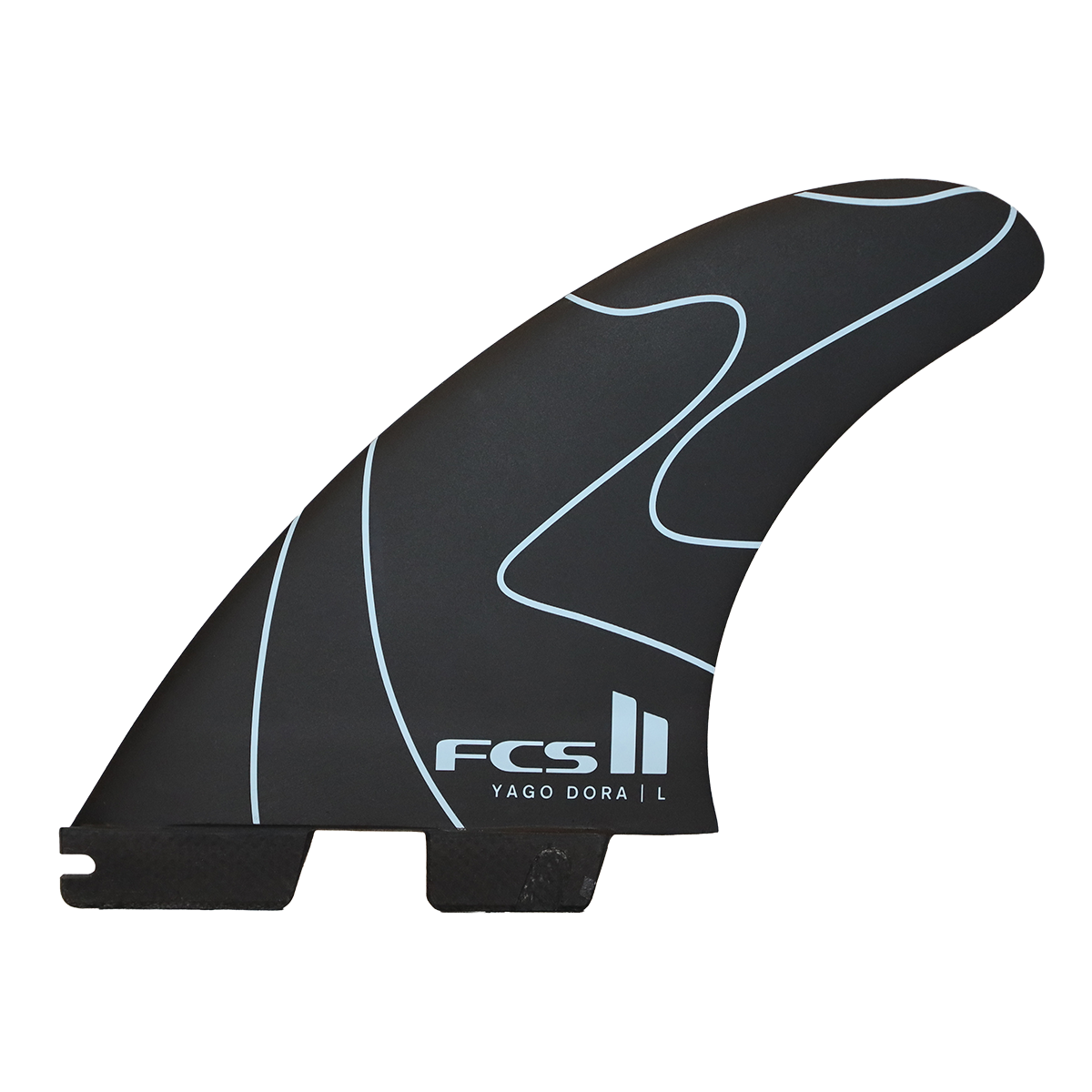 FCS II Yago Dora PC Tri Fin Set-Flux-Large