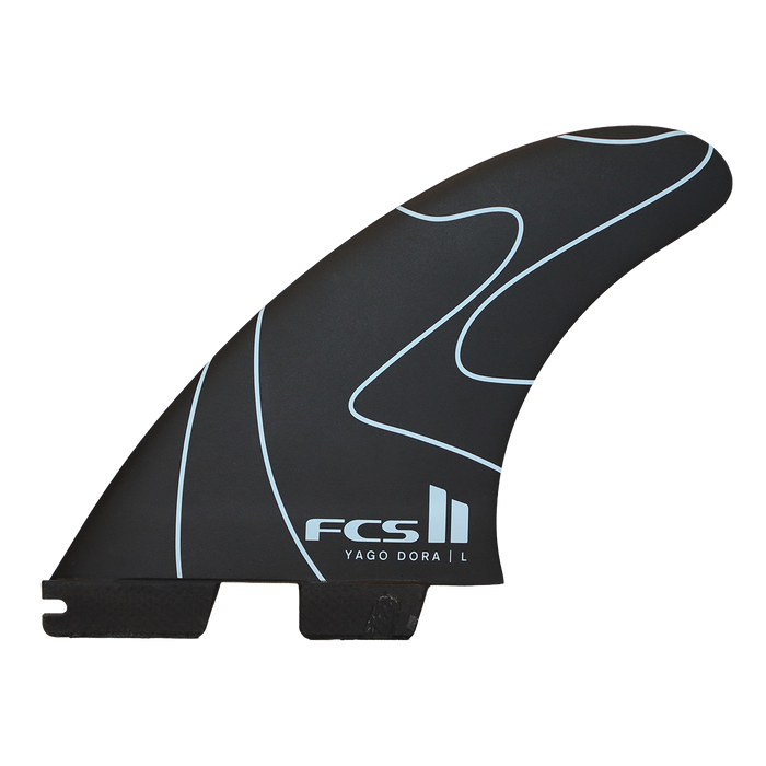 FCS II Yago Dora PC Tri Fin Set-Flux-Large