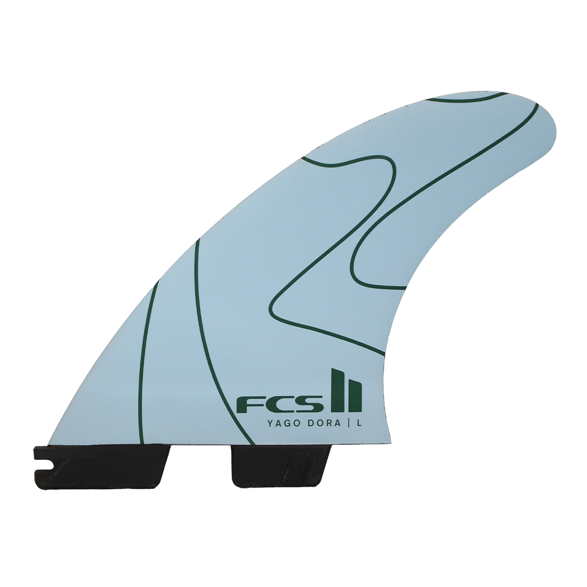 FCS II Yago Dora PC Tri Fin Set-Flux-Medium