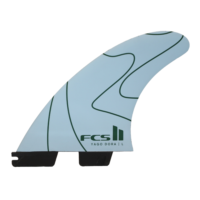 FCS II Yago Dora PC Tri Fin Set-Flux-Large
