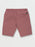 Volcom Booker Fleece 19.5 Shorts-Bordeaux Brown