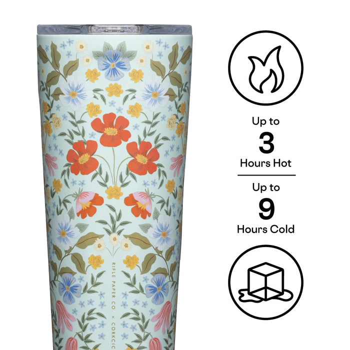 Corkcicle x Rifle Paper 24 oz Tumbler-Bramble