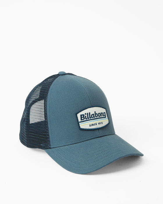 Billabong Boy\'s Walled Trucker Hat-Washed Blue — REAL Watersports