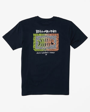 Billabong Toddler Sharky Tee-Navy