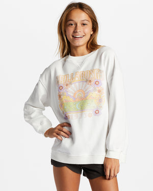 Billabong Making Waves Sweatshirt-Salt Crystal 1