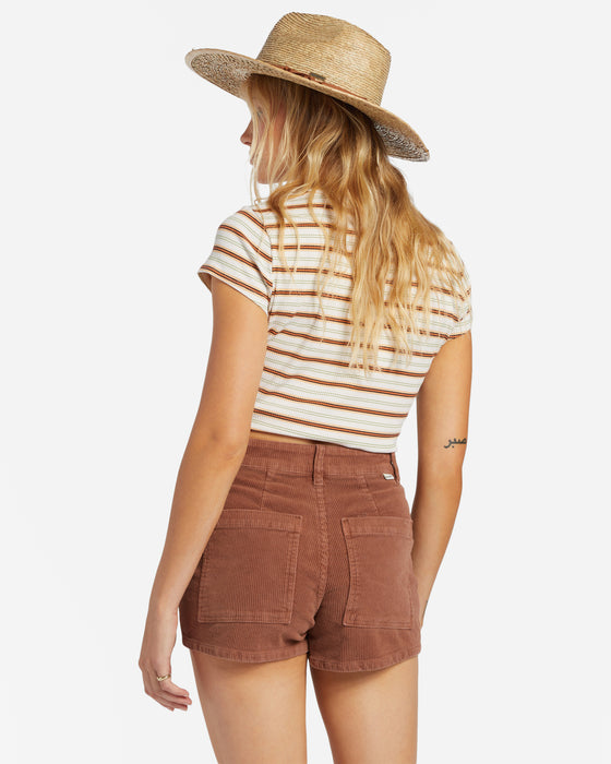 Billabong Free Fall Cord Shorts-Toasted Coconut