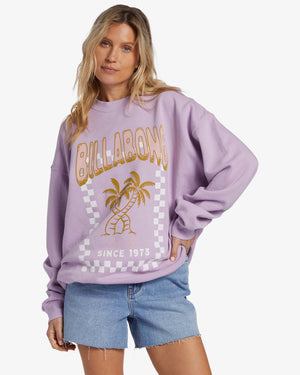 Billabong Ride In Sweatshirt-Peaceful Lilac