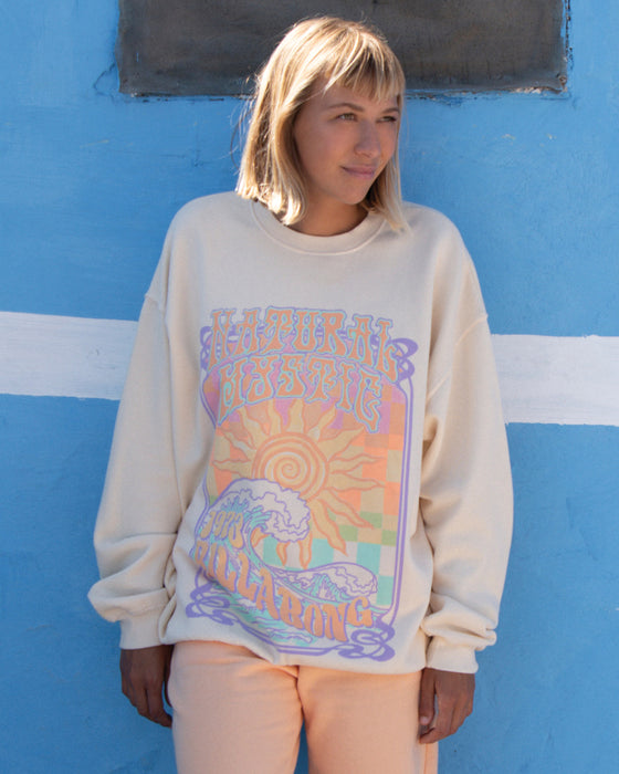 Billabong Ride In Sweatshirt-Antique White 1