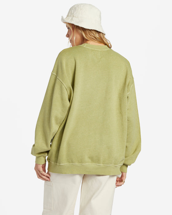 Billabong Ride In Sweatshirt-Palm Green