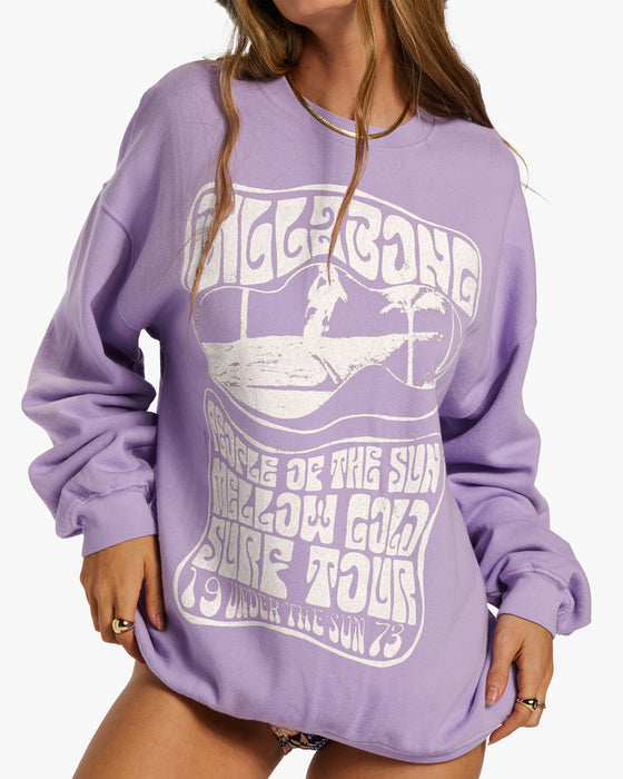 Billabong Ride In Sweatshirt-Lilac Breeze