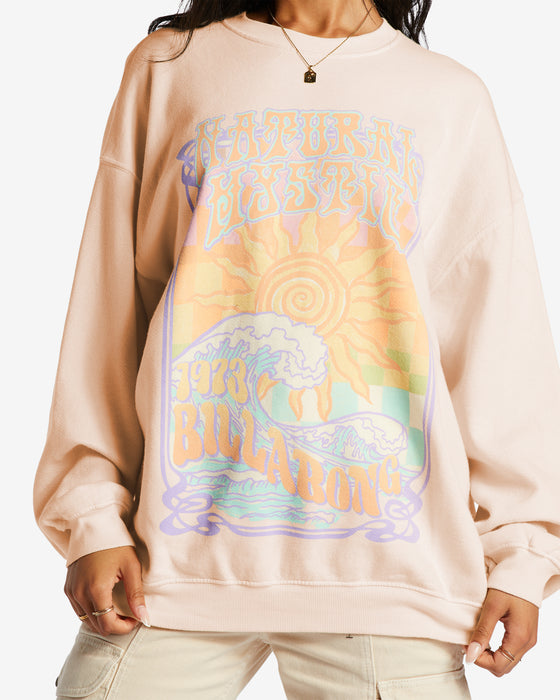 Billabong Ride In Sweatshirt-Antique White 1