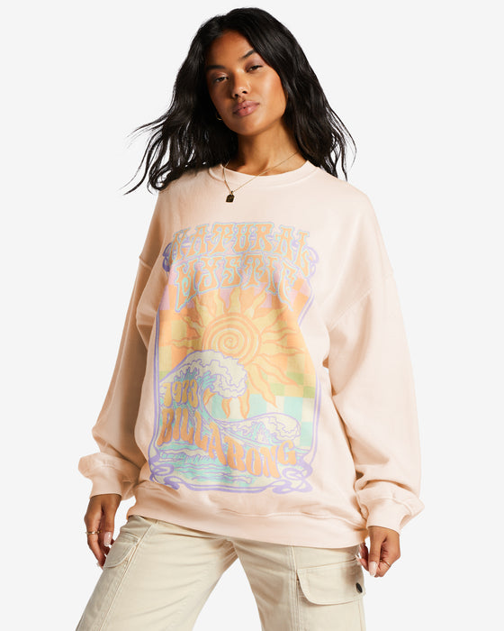 Billabong Ride In Sweatshirt-Antique White 1