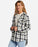 Billabong Forge Fleece L/S Shirt-White Black 2