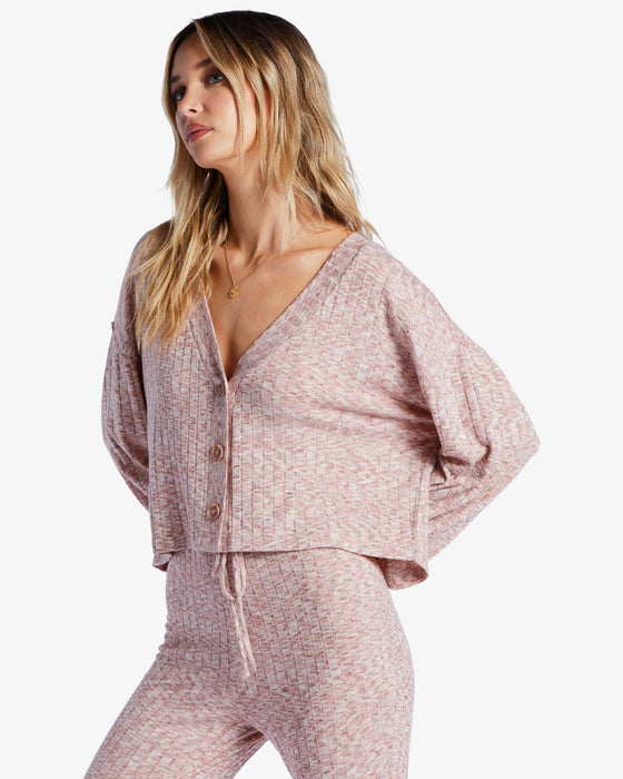 Billabong Keep On Cardi L/S Shirt-Sweet Tea