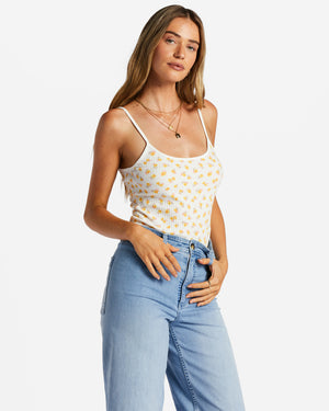 Billabong Little Sister Cami Tank-Salt Crystal— Alternate View