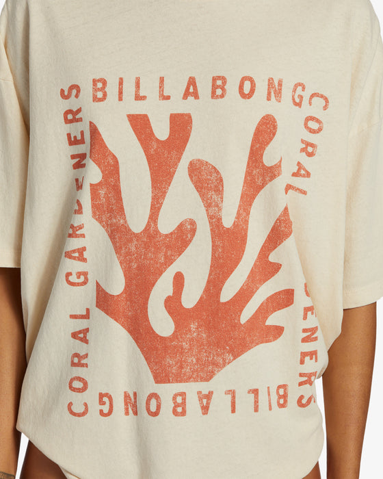 Billabong True Boy Coral Gardener Tee-White Cap