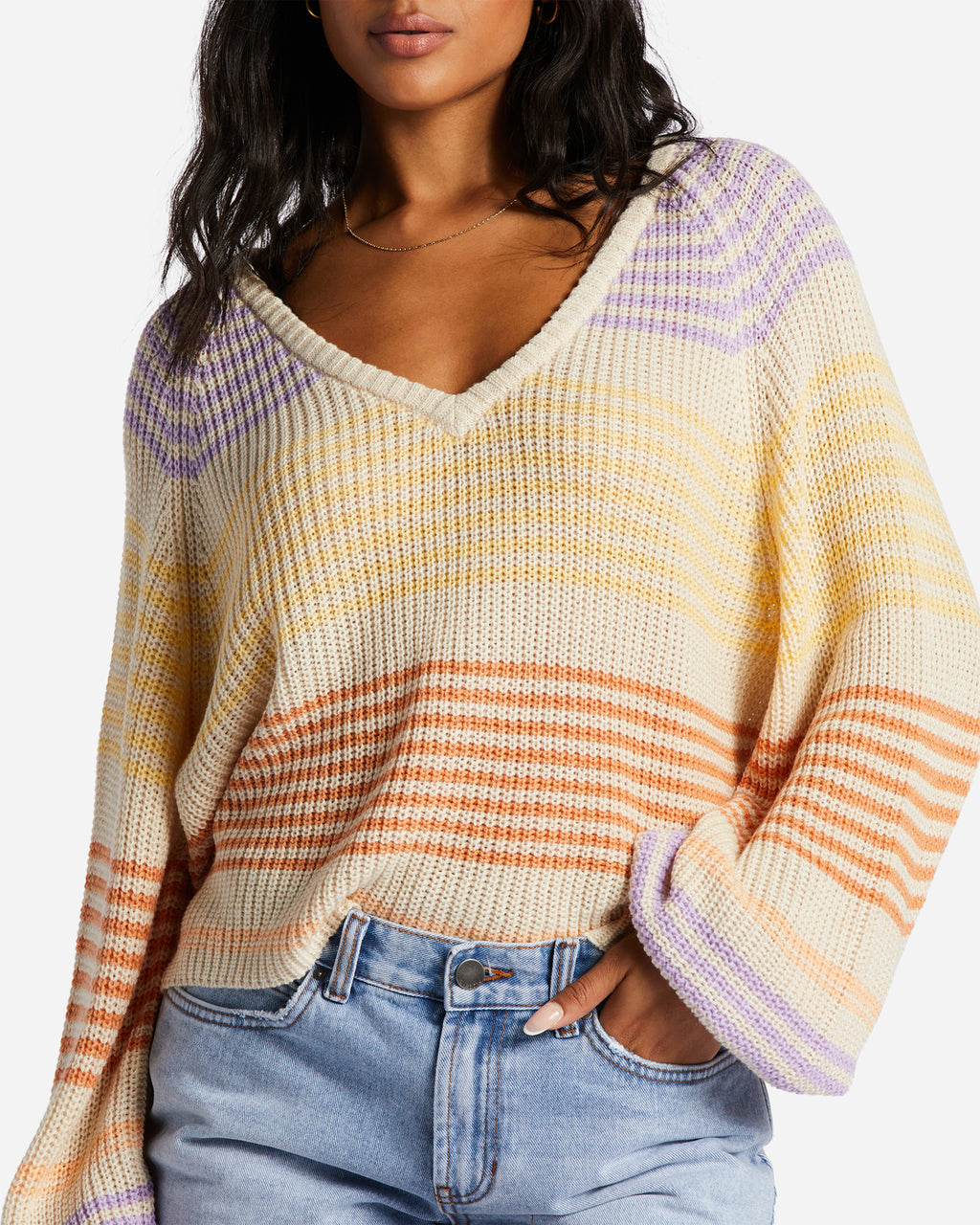 Billabong Under The Sun Sweater-Light Melon