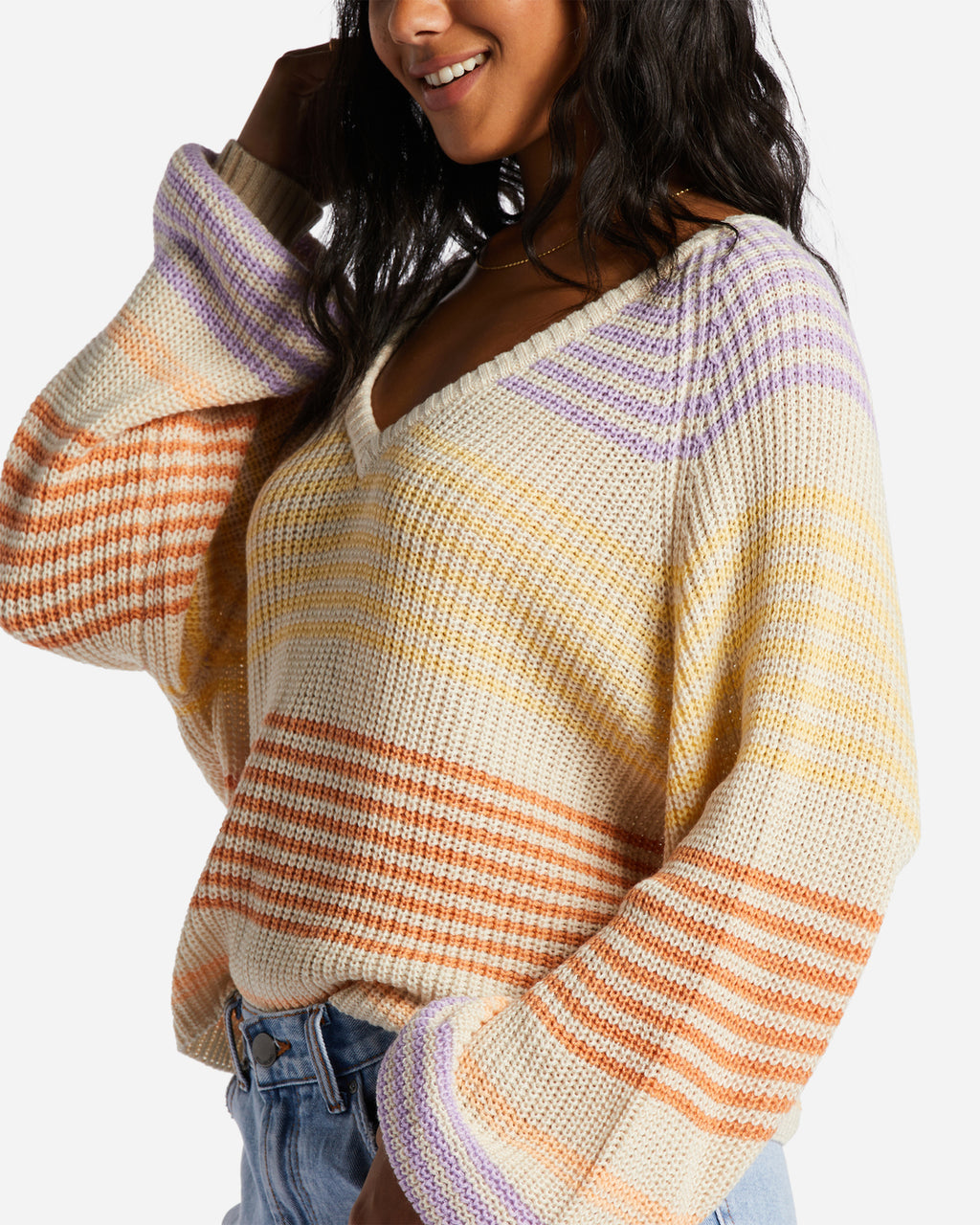 Billabong Under The Sun Sweater-Light Melon