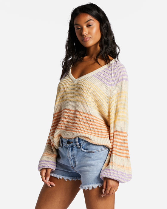 Billabong Under The Sun Sweater-Light Melon