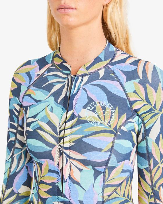 Billabong Salty Dayz L/S Springsuit-Indigo Ocean