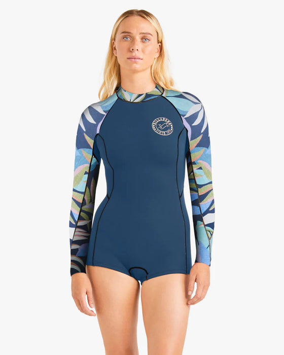 Billabong Spring Fever L/S Springsuit-Indigo Ocean