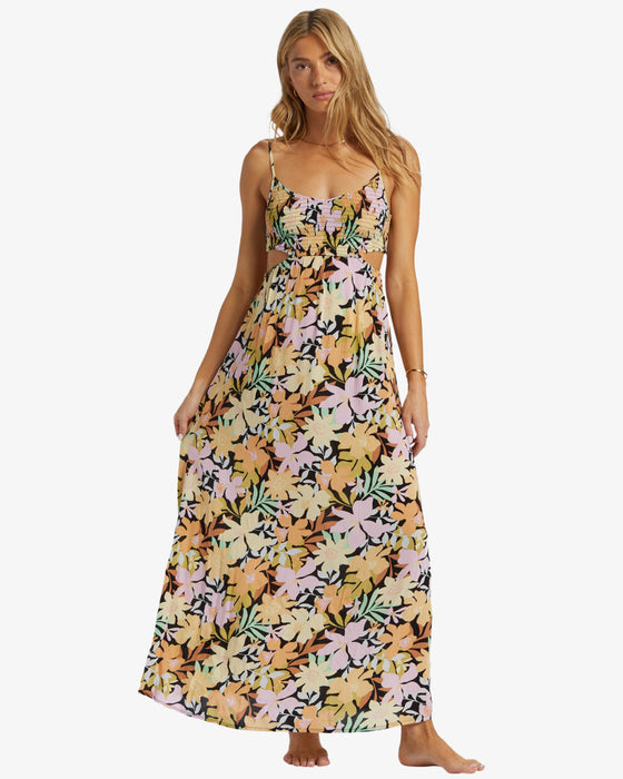 Billabong True Desire Dress-Black Pebble 2