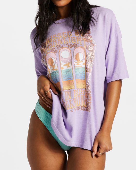 Billabong Moonlight Kiss Tee-Lilac Breeze