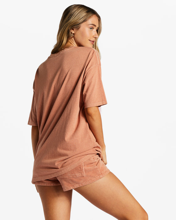 Billabong Peace Be The Journey Tee-Rose Dawn