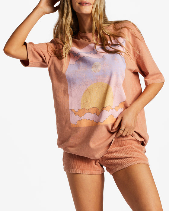 Billabong Peace Be The Journey Tee-Rose Dawn