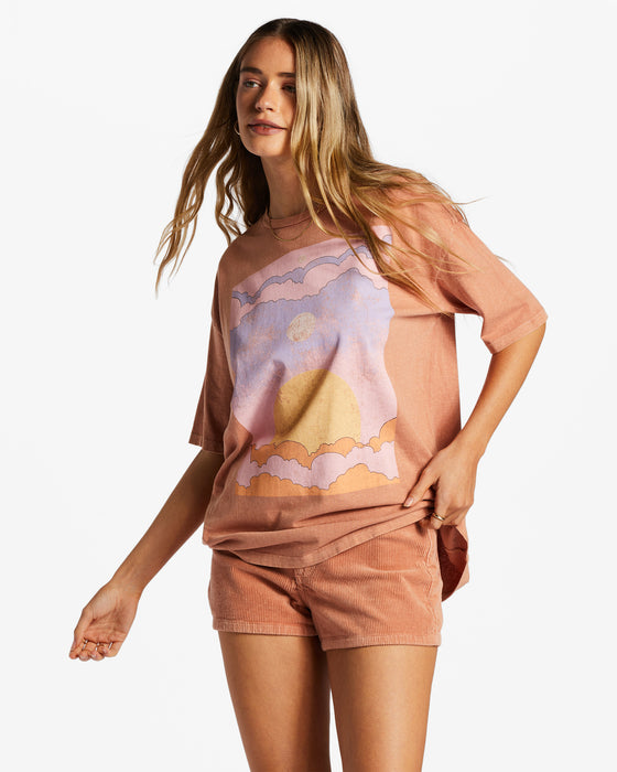 Billabong Peace Be The Journey Tee-Rose Dawn