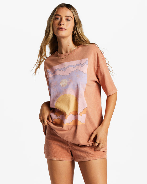 Billabong Peace Be The Journey Tee-Rose Dawn