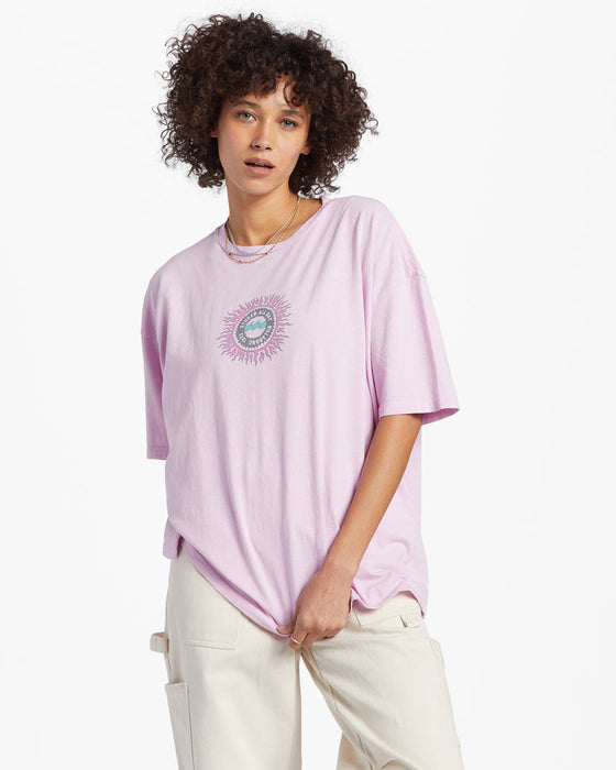 Billabong Stoked All Day Tee-Lilac Smoke