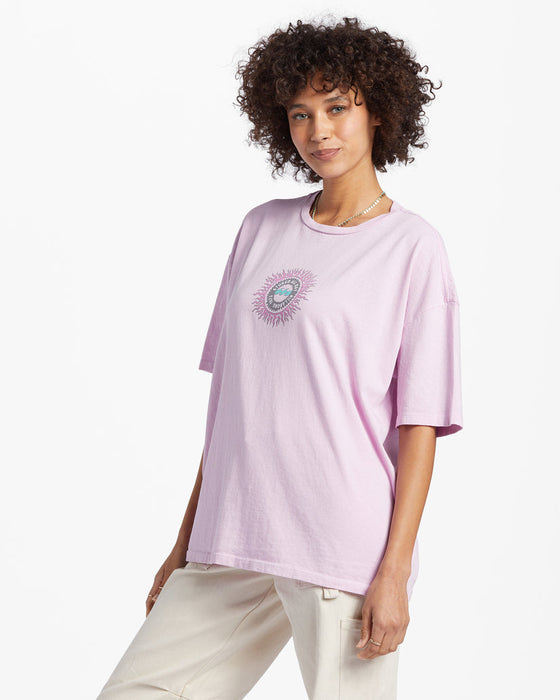Billabong Stoked All Day Tee-Lilac Smoke