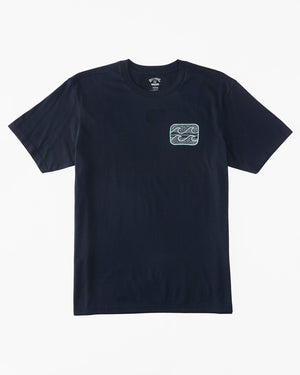 Billabong Toddler Crayon Wave Tee-Navy— Alternate View
