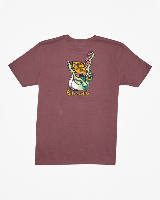 Billabong Toddler Croc Tee-Vintage Violet