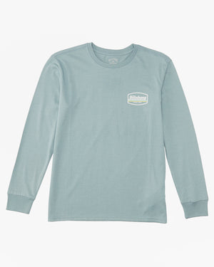 Billabong Toddler Walled L/S Tee-Washed Blue— Alternate View