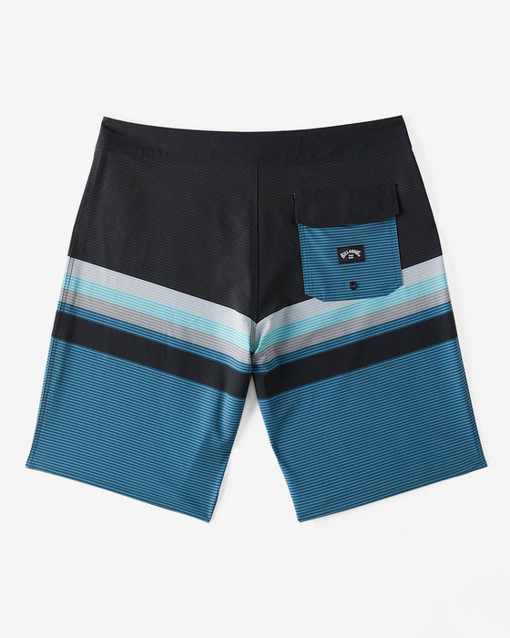 Billabong All Day Stripe Pro Boardshorts-Vintage Indigo
