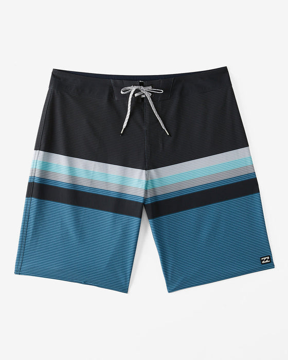 Billabong All Day Stripe Pro Boardshorts-Vintage Indigo