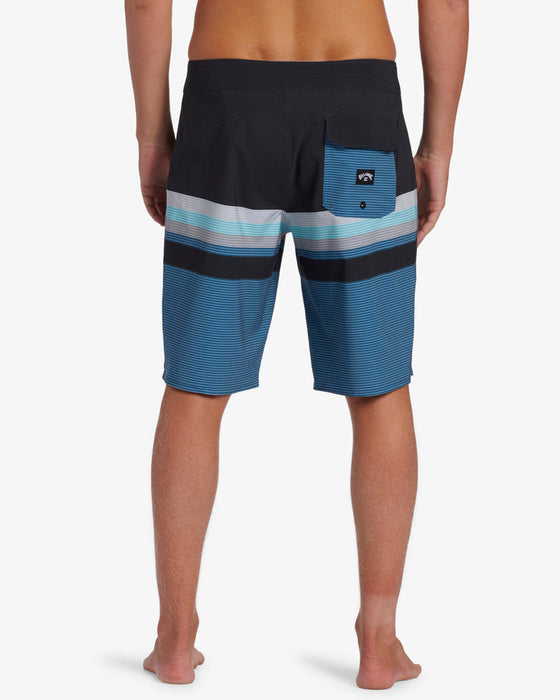 Billabong All Day Stripe Pro Boardshorts-Vintage Indigo