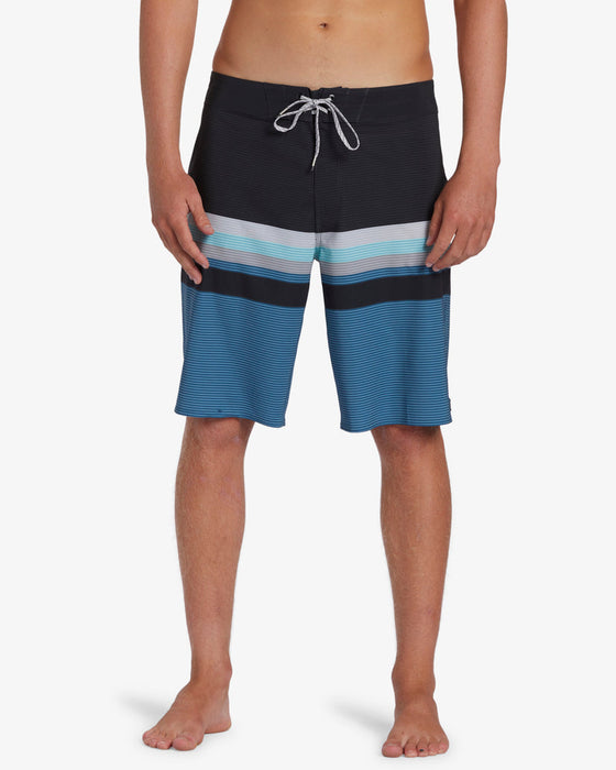 Billabong All Day Stripe Pro Boardshorts-Vintage Indigo