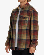 Billabong Furnace Flannel L/S Shirt-Gravel
