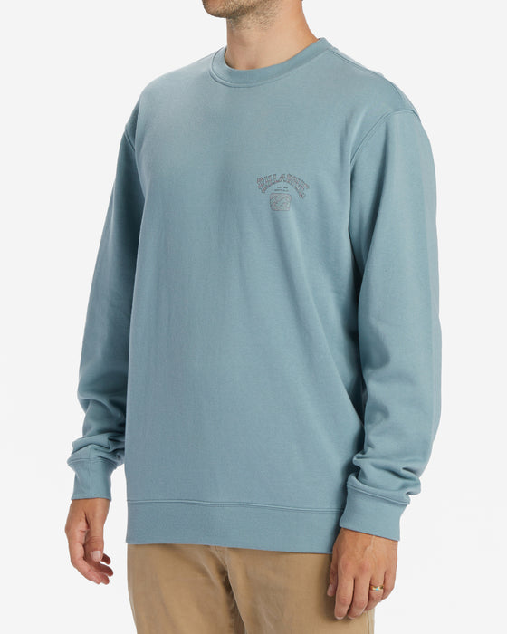 Billabong Short Sands Crew Sweatshirt-Washed Blue