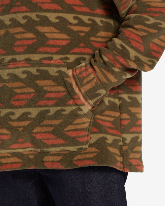 Billabong Furnace Pullover L/S Shirt-Dark Brown