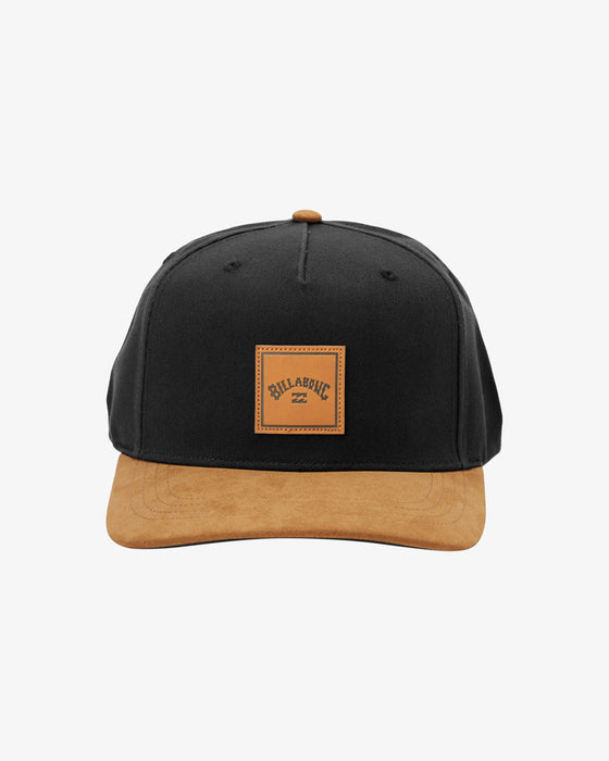Billabong Stacked Snapback Hat-Black/Tan