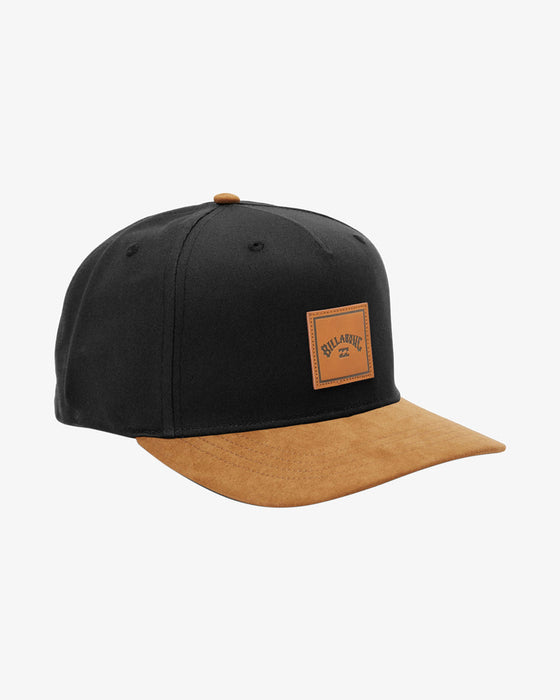 Billabong Stacked Snapback Hat-Black/Tan