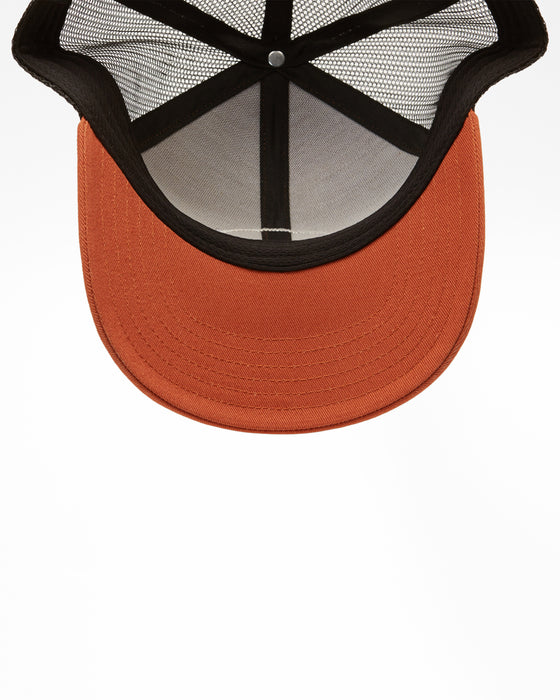 Billabong Walled Trucker Hat-Rust