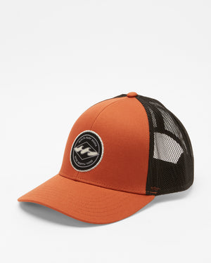 Billabong Walled Trucker Hat-Rust